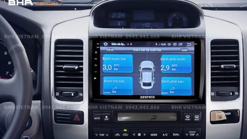 Màn hình DVD Android xe Toyota Prado 2002 - 2009 | Zestech Z800 New